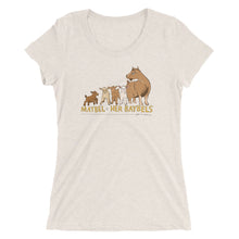 Maybel Alternate - Bella + Canvas Ladies' Tri-blend short sleeve t-shirt