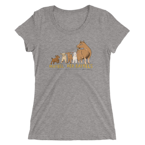 Maybel Alternate - Bella + Canvas Ladies' Tri-blend short sleeve t-shirt