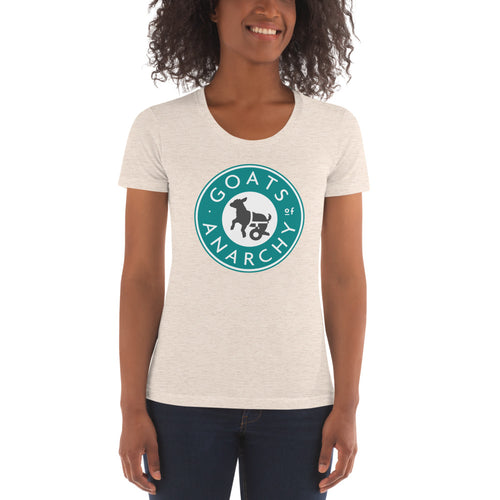 Logo - American Apparel Women's Tri-Blend Crew Neck T-shirt