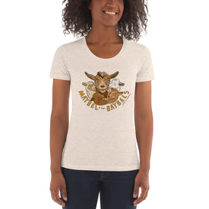 Maybel - American Apparel Women's Tri-Blend Crew Neck T-shirt