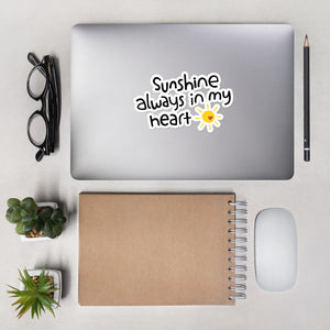 Sunshine, Always In My Heart Bubble-free stickers