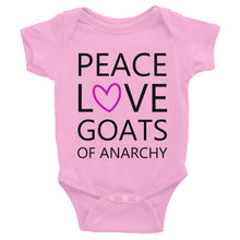 Peace Love Goats_Pink Onesie