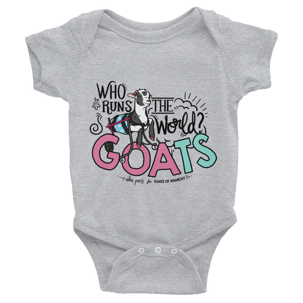 Goats Run the World Onesie