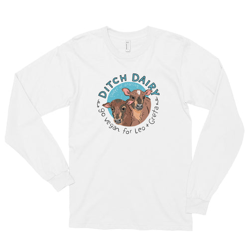 Ditch Dairy - American Apparel Unisex Fine Jersey Long sleeve t-shirt