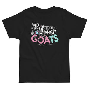 Goats Run the World Short Sleeve Kids T-shirt