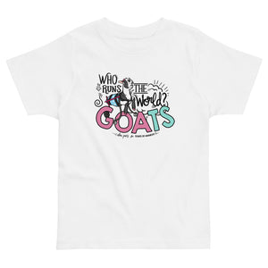 Goats Run the World Short Sleeve Kids T-shirt